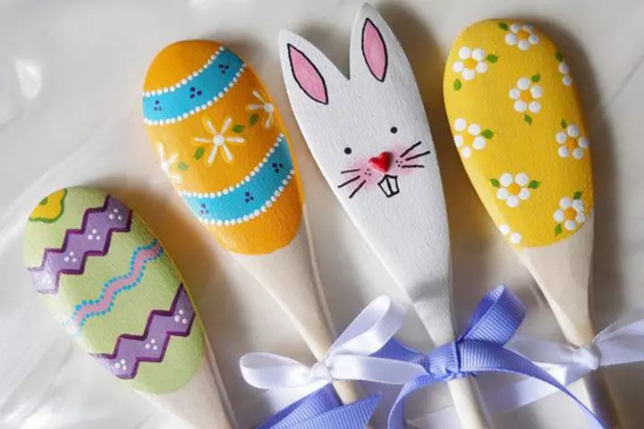 Wooden Spoon Bunny