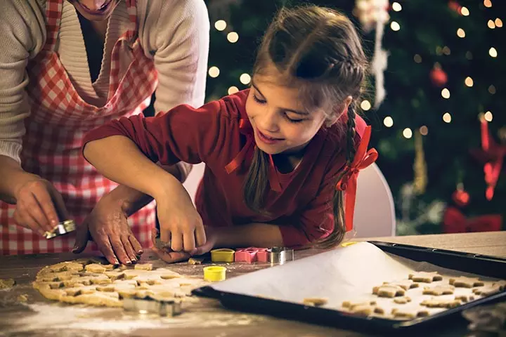 Baking and icing cookies