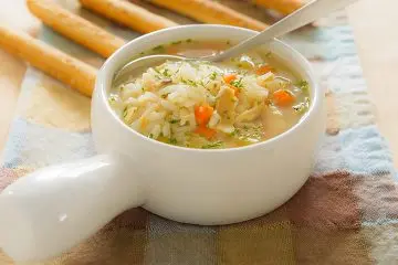 Chicken, Rice And Vegetable Soup