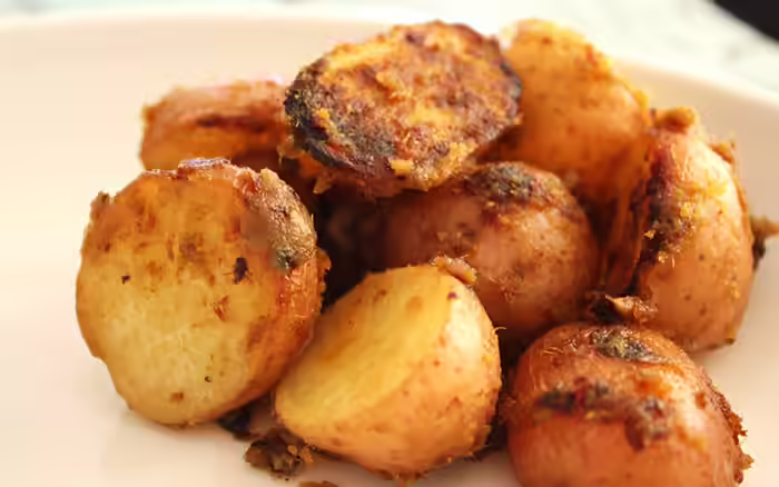 Tamil Brahmin Recipes - Potato Roast Curry Potato Roast Curry