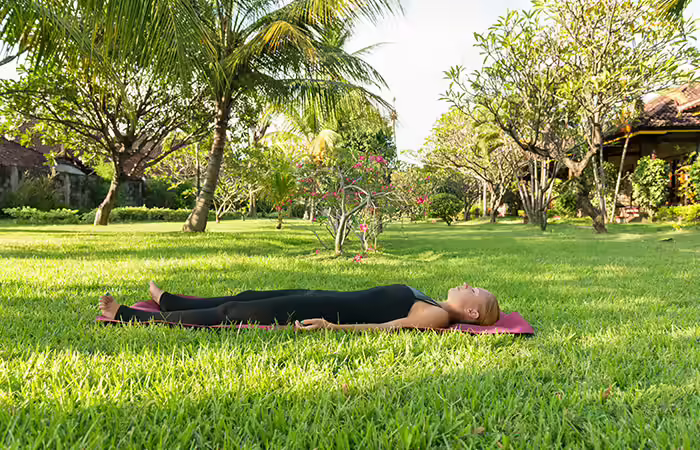 Yoga For Stress Relief - Shavasana Shavasana - Yoga Routine To De-Stress