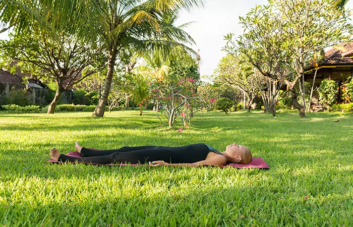 Shavasana - Yoga Routine To De-Stress