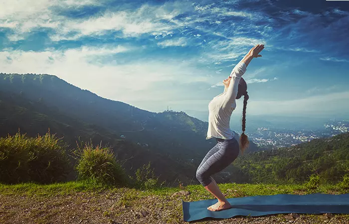 Utkatasana - Yoga Routine To De-Stress