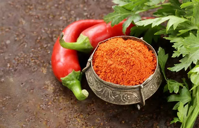 Cayenne pepper for cervical spondylosis