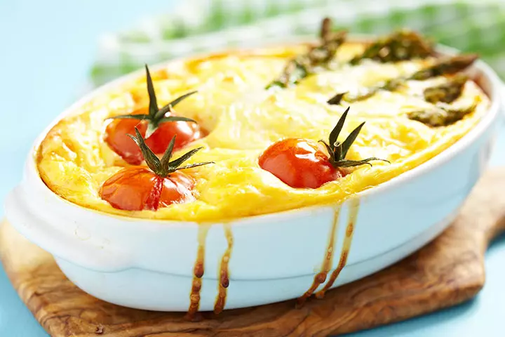 Asparagus And Tomato Quiche