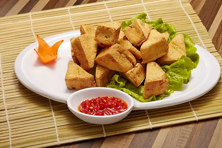 Crispy Tofu Cubes