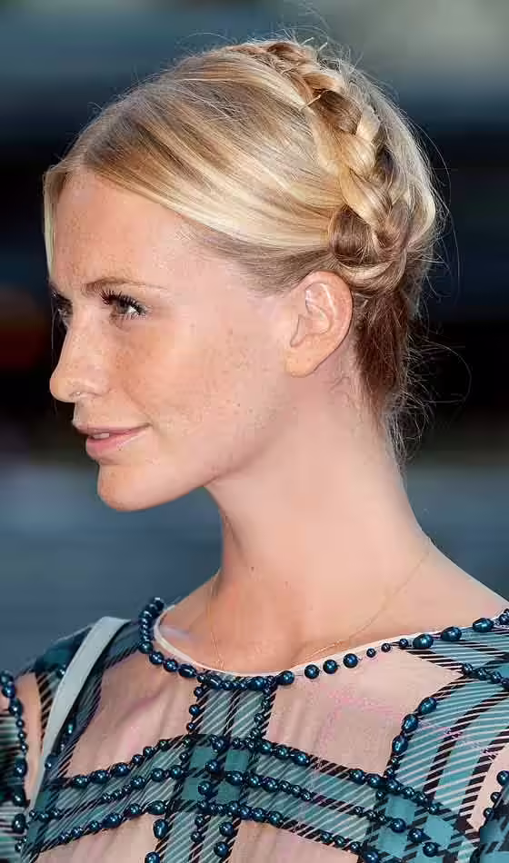 Bun Braid Updo - Heidi Braid Heidi Braid