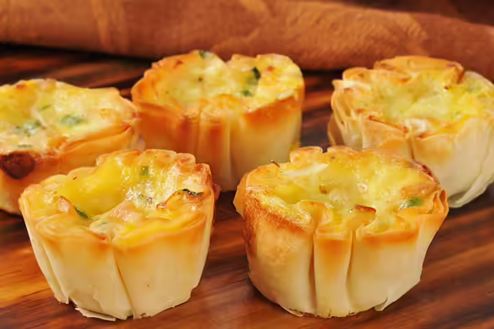 Quiche For Kids-Mini Cheese Quiche Mini Cheese Quiche