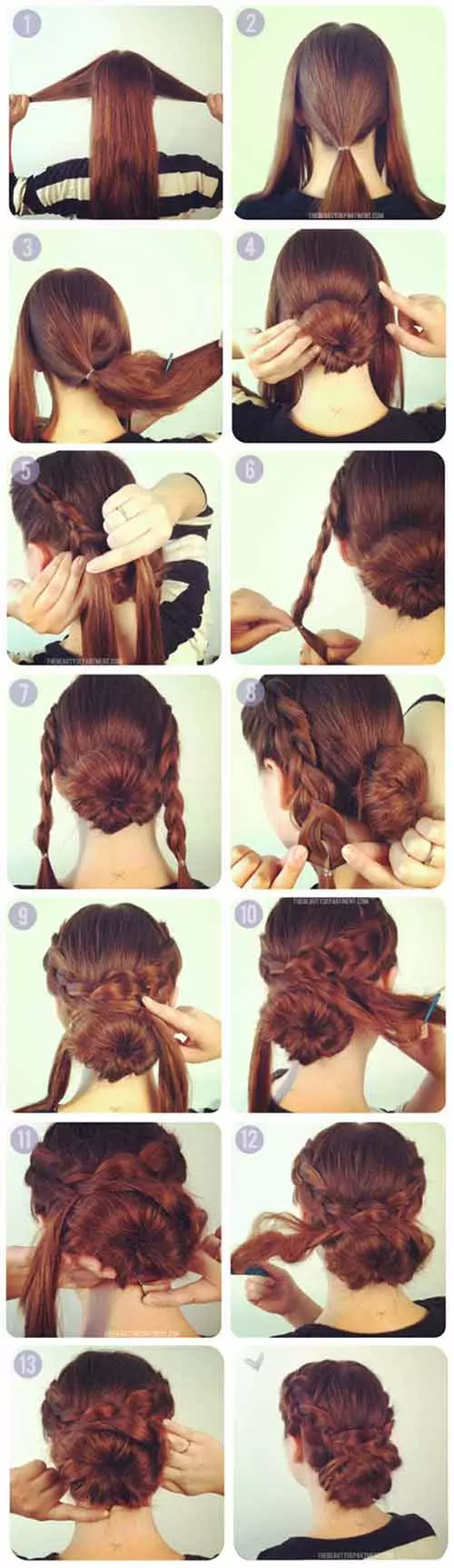 Overlapping Braid Updo