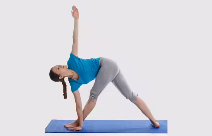 Yoga For Bone Health - Revolved Triangle Pose Revolved Triangle Pose