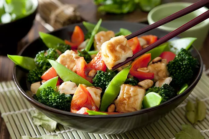 Stir-Fried Tofu With Broccoli