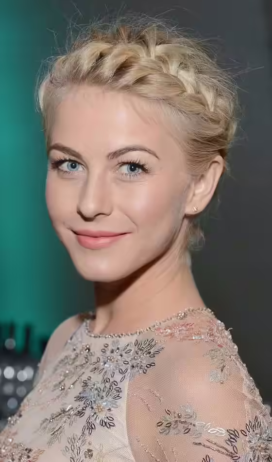 Messy Bun With Braid - The Heidi Braid The Heidi Braid