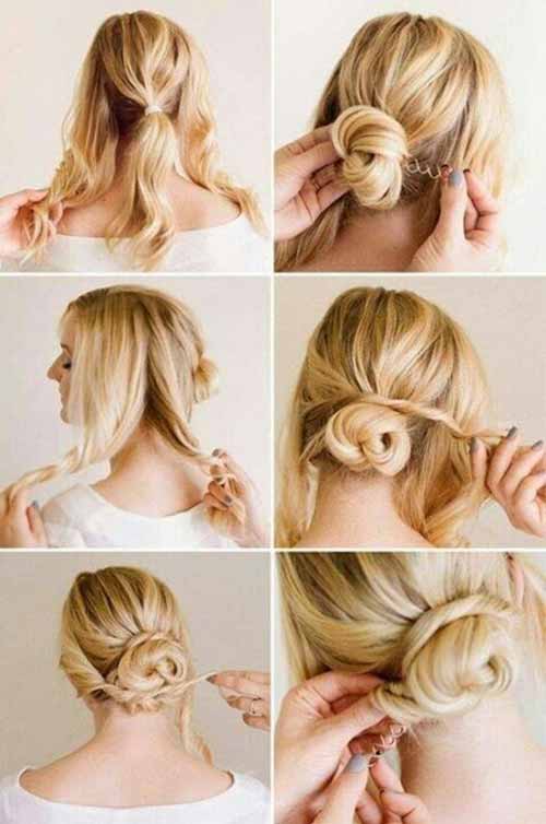 Updo Hairstyles - The Twist And Wrap