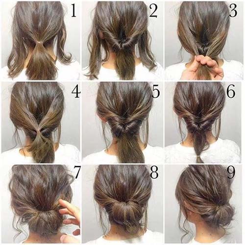 Updo Hairstyles - The Twist-In Bun