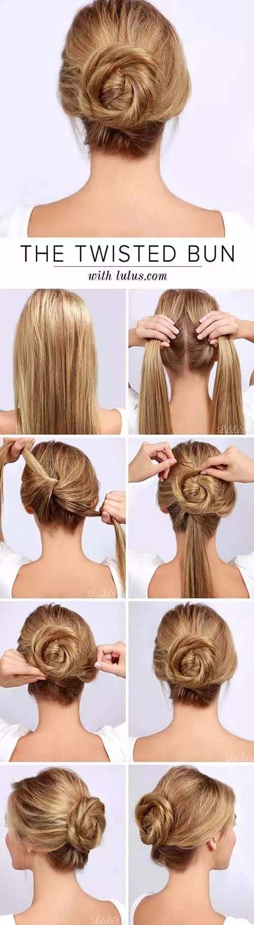 Updo Hairstyles - The Twisted Bun