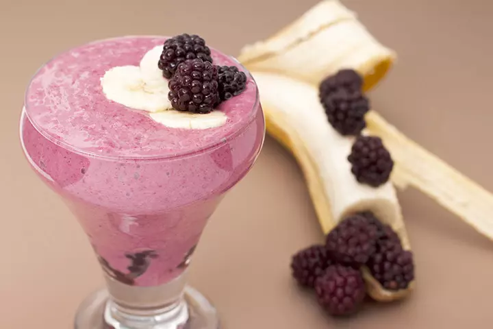 Tofu Smoothie With Berries