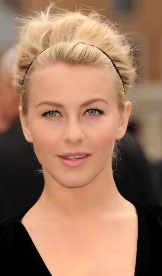 Messy Bun Updo - Tousled Updo With Hairband Tousled Updo With Hairband
