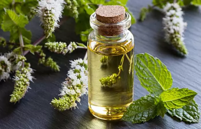 Peppermint oil for cervical spondylosis