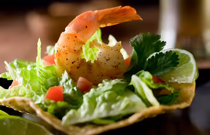 Low Calorie Dinner Recipes - Delicious Shrimp Tostada Low Calorie Dinner Recipes - Delicious Shrimp Tostada