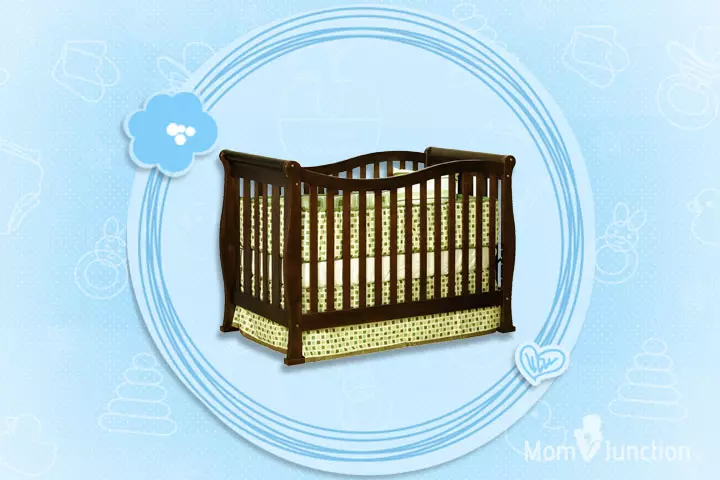 Athena Nadia 3 in 1 Crib with Toddler Rail