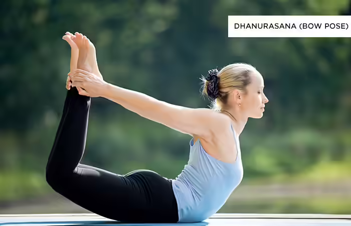 Yoga For IBS - Dhanurasana (Bow Pose) Dhanurasana (Bow Pose) - Yoga Poses For Irritable Bowel Syndrome