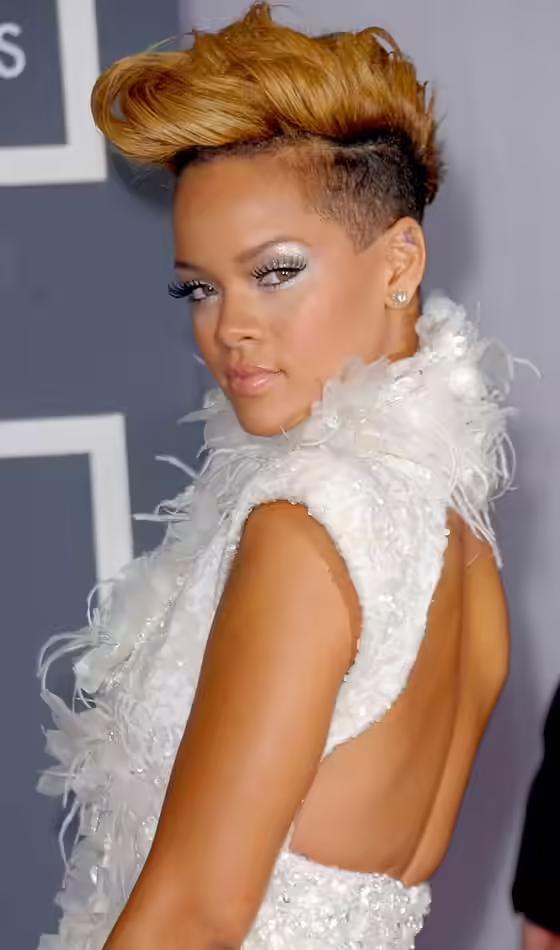 Rihanna Short Hairstyles - Fiery Fauxhawks Fiery Fauxhawks