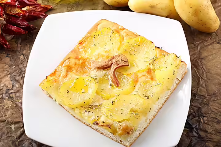 Potato And Oregano Pizza Potato And Oregano Pizza