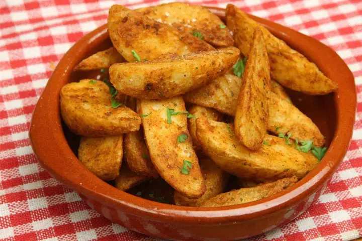 Smoky Mixed Potato Wedges