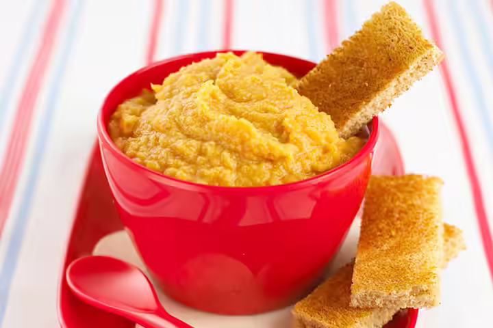Wholesome Baby Food - Apple, Carrot And Chicken Mash Apple, Carrot And Chicken Mash