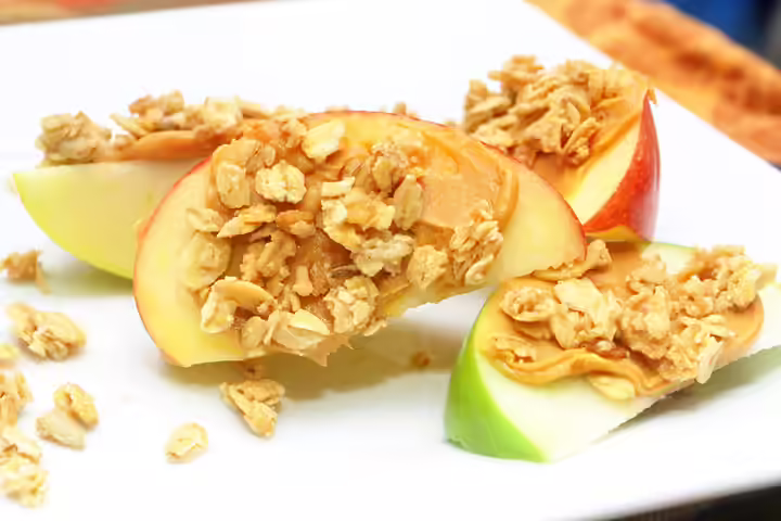 After School Snacks For Kids-Apple Moons Apple Moons