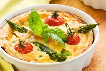 Asparagus And Tomato Quiche