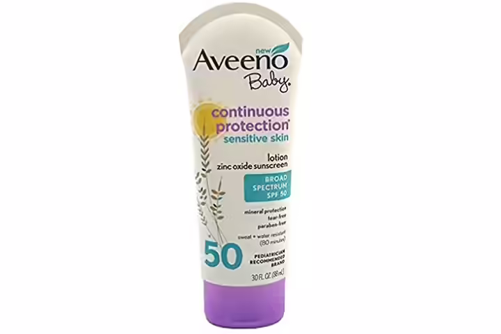 Aveeno Baby Sensitive Skin Sunscreen Lotion
