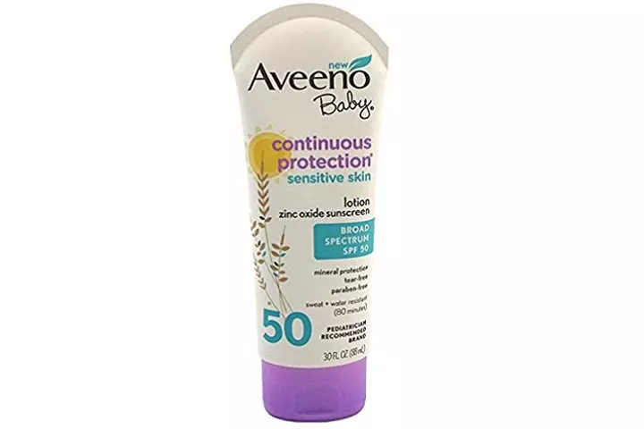 Aveeno Baby Sensitive Skin Sunscreen Lotion