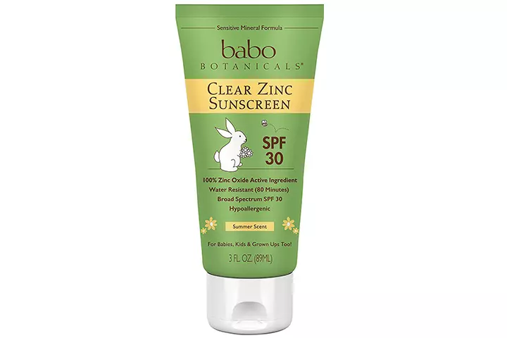 Babo Botanicals Clear Zinc Lotion