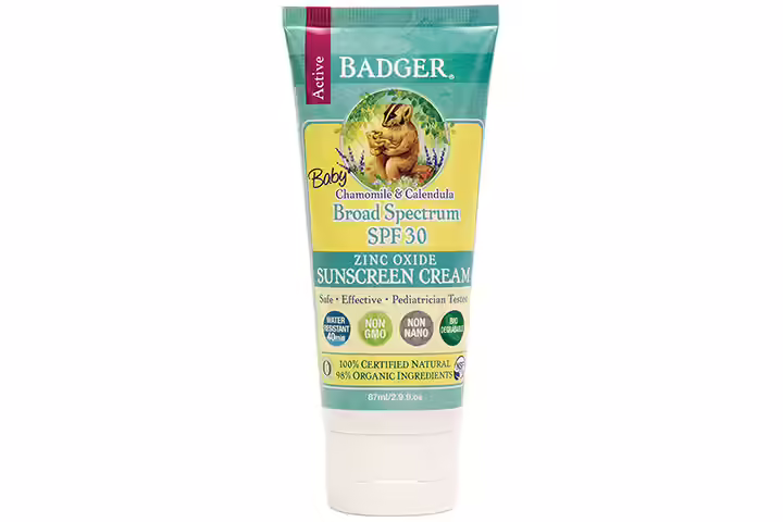 Badger Baby Sunscreen Cream