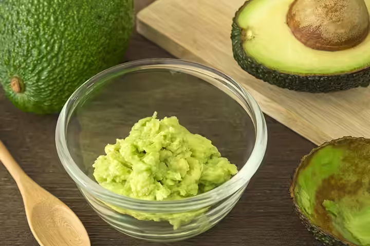 Banana and avocado mash Banana and avocado mash