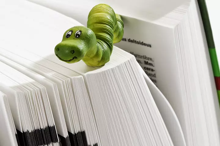 Bookworm Book Mark