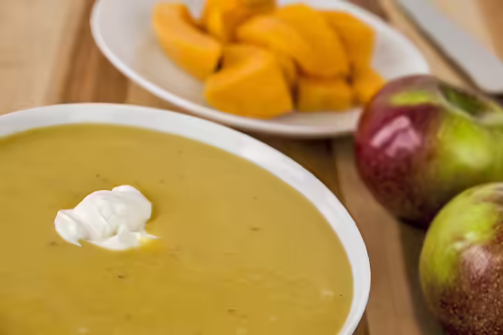 Soup Recipes For Kids - Butternut Squash And Apple Soup Butternut Squash And Apple Soup