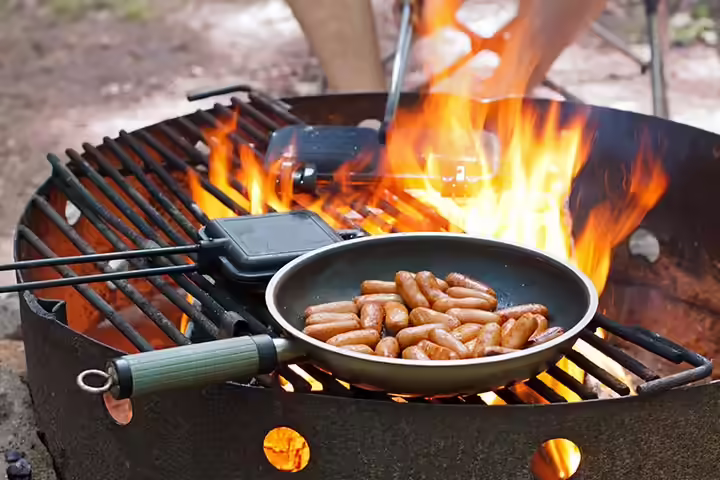 Backyard Camping Ideas - Campfire Campfire