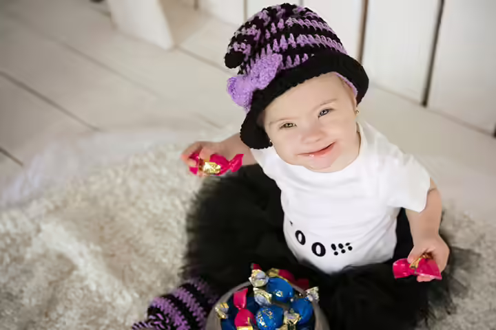 Homemade Baby Halloween Costumes-Candy Pants Candy Pants