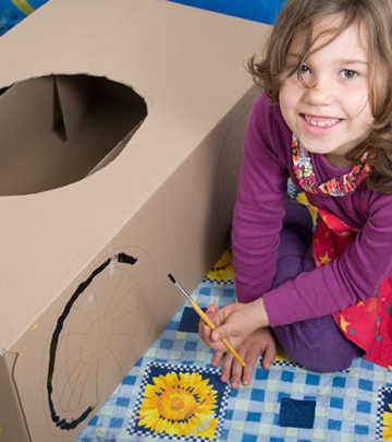 How To Make A Cardboard Box Car For Kids?_image