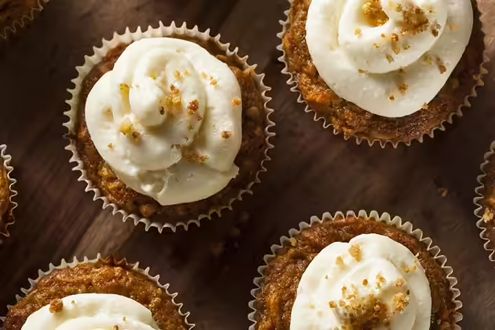 Easter Recipes For Kids - Carrot Cake Muffins Carrot Cake Muffins