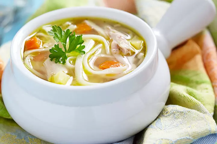 Chicken And Noodles Soup