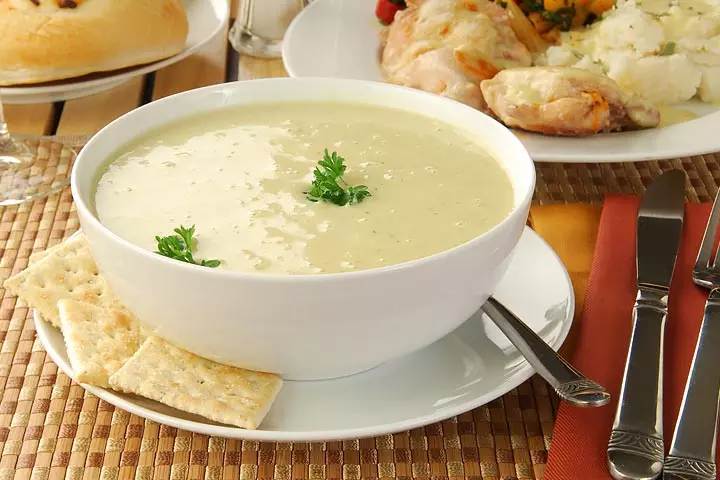 Chicken Broccoli Soup Puree