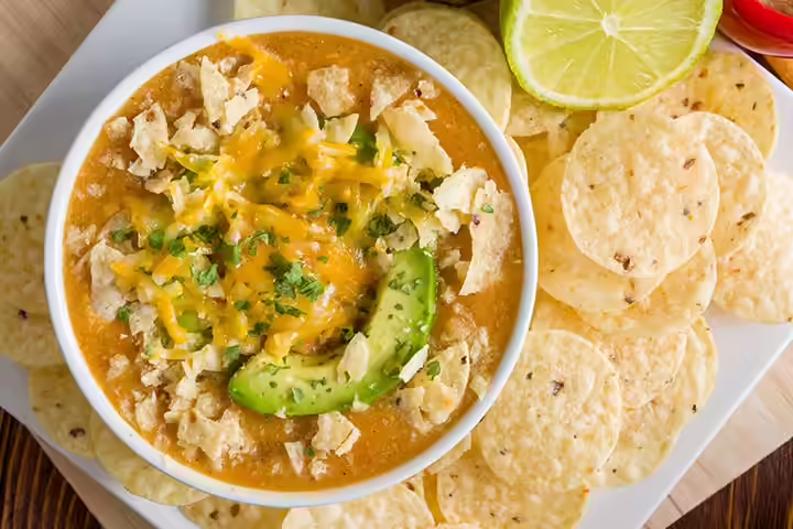 Soup Recipes For Kids - Chicken Enchilada Soup Chicken Enchilada Soup