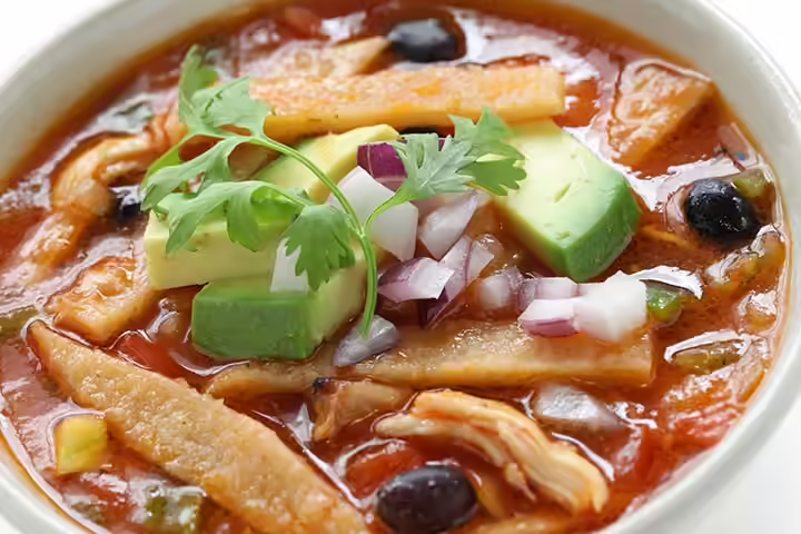 Winter Recipes For Kids-Chicken Tortilla Soup Chicken Tortilla Soup