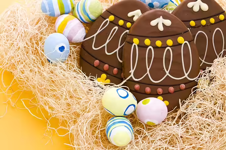 Easter Recipes For Kids - Chocolate Peanut Butter Eggs Chocolate Peanut Butter Eggs