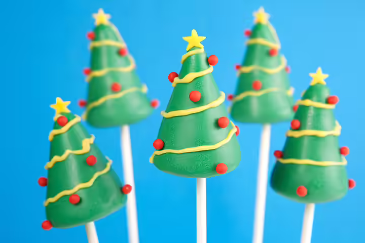 Christmas Recipes For Kids - Christmas Tree Pops Christmas Tree Pops