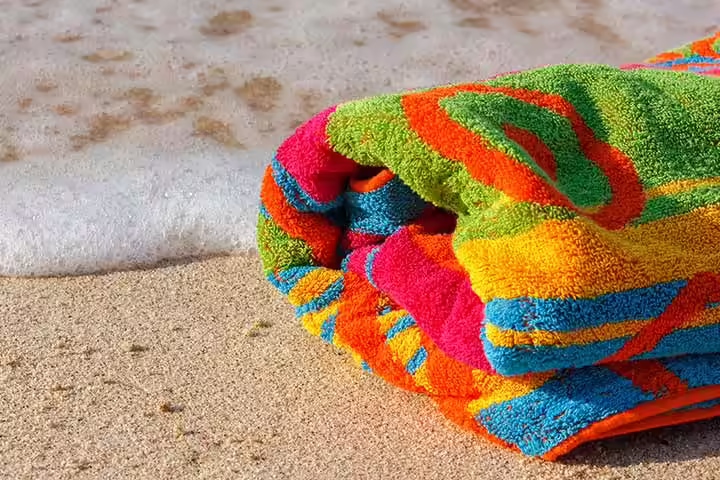 Art Activities For Teens - Colorful Beach Towel Colorful Beach Towel