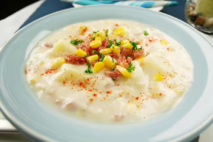 Soup Recipes For Kids - Corn And Potato Chowder Corn And Potato Chowder